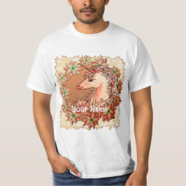 Weihnachts-Einhorn-T - Shirt