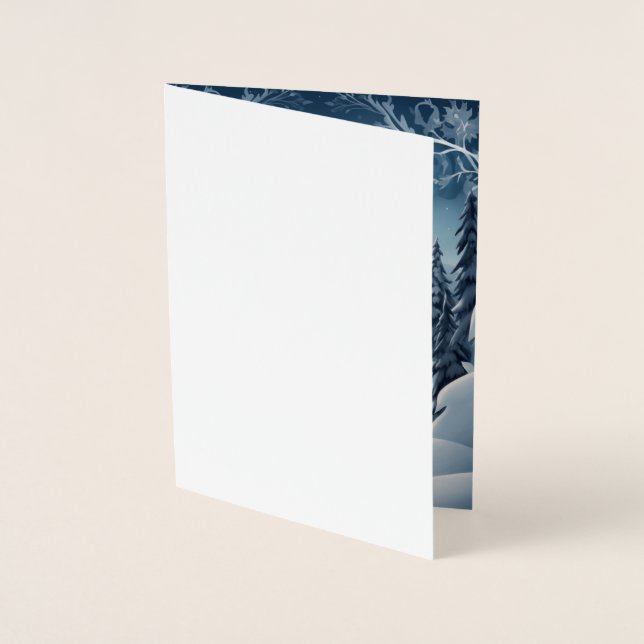 Weihnachts-Einladung 2023, 25. Folienkarte (Vorderseite)