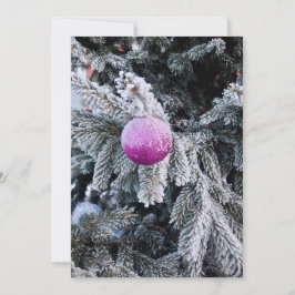 Weihnachts-Einladung mit Weihnachtsbaum und Spielz Einladung