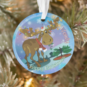Weihnachts-Elch Ornament
