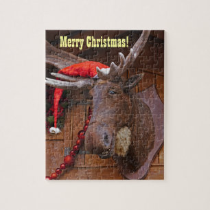 Weihnachts-Elch-Puzzle Puzzle