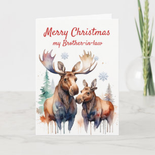 Weihnachts-Elch- Spaß Elch Schwager Feiertagskarte