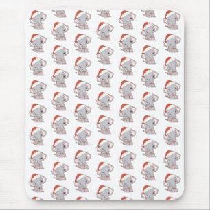 Weihnachts-Elefant-Maus-Pad Mousepad