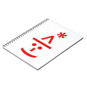 Weihnachts-Elf Emoticon Xmas ASCII Text Kunst Notizblock