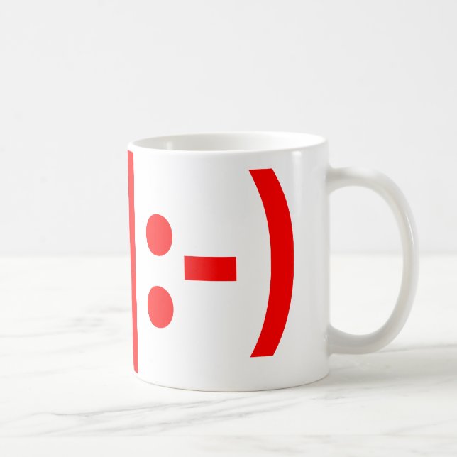 Weihnachts-Elf Emoticon Xmas ASCII Text Kunst Tasse (Rechts)