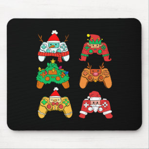 Weihnachts-Elf Gaming-Controller Gamer Xmas Mousepad