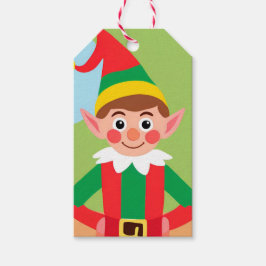 Weihnachts-Elf-Geschenk-Tag Geschenkanhänger