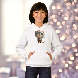 Weihnachts-Elf-Girl-Hoodie Hoodie
