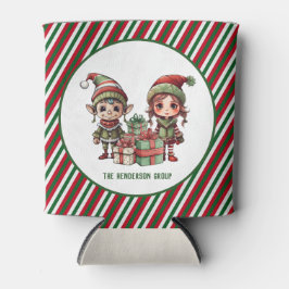 Weihnachts-Elf-Individuelle Name Dosenkühler