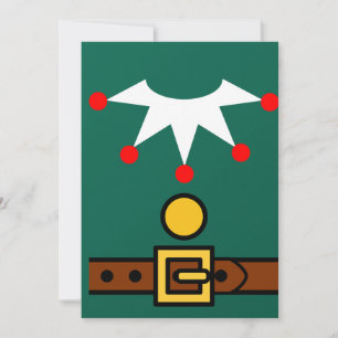 Weihnachts-Elf-Kostüm für Frauen, Kinder, Mädchen, Einladung