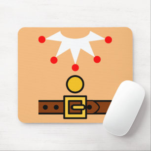 Weihnachts-Elf-Kostüm für Frauen, Kinder, Mädchen, Mousepad