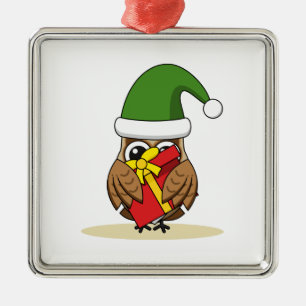 Weihnachts-Elf-Schüssel mit Gegenwart Ornament Aus Metall