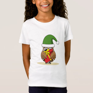 Weihnachts-Elf-Schüssel mit Gegenwart T-Shirt