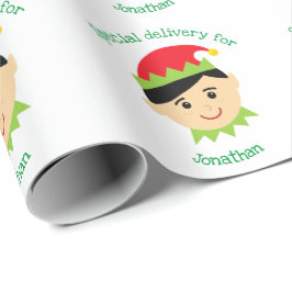 Weihnachts-Elf Sonderlieferung Kinder Geschenkpapier