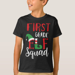 Weihnachts-Elf-Squad Erste Klasse Lehrer Top