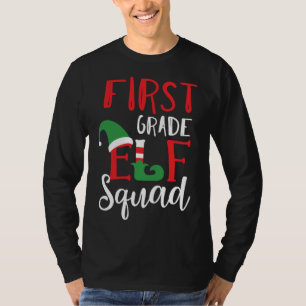 Weihnachts-Elf-Squad Erste Klasse Lehrer Top