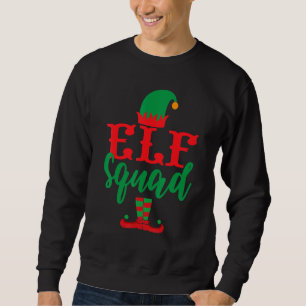 Weihnachts Elf Squad Weihnachten Weihnachtsfeierta Sweatshirt