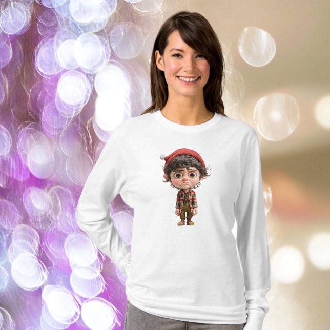 Weihnachts-Elf-T-Shirt der Frauen T-Shirt (Von Creator hochgeladen)
