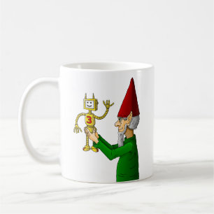 Weihnachts-Elf und Robot Kaffeetasse