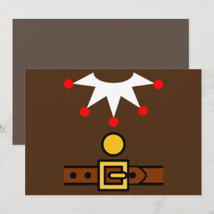 Weihnachts-Elfen-Kostüm für Frauen, Kinder, Mädche Einladung