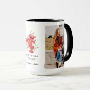 Weihnachts-Elmo Beste Freunde - Foto Tasse