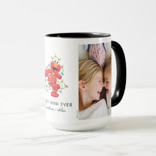 Weihnachts-Elmo   Beste Mama - Foto Tasse