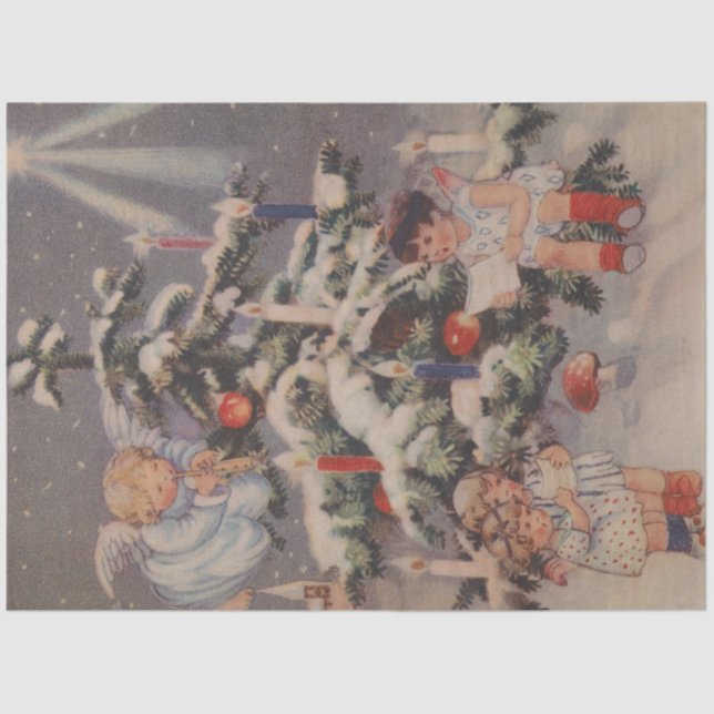 Weihnachts-Emphera-Serie Design 1 Seidenpapier (Vorderseite)