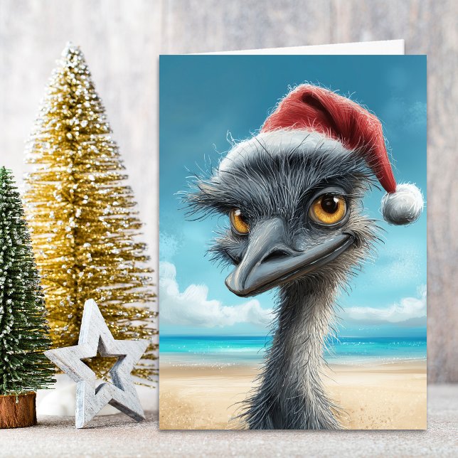 Weihnachts-Emu Feiertagskarte (Von Creator hochgeladen)