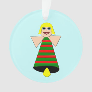 Weihnachts-Engel-Bell Akrylorische Ornamente