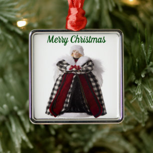 Weihnachts-Engel-Ornament Ornament Aus Metall