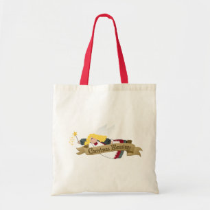 Weihnachts-Engel-Shopping / Geschenktaschen Tragetasche