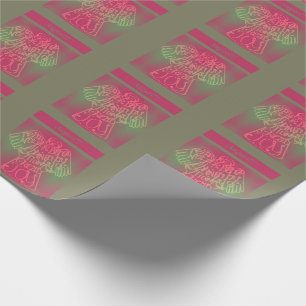 Weihnachts-Engel "Siehe.." Umschlagpapier Geschenkpapier