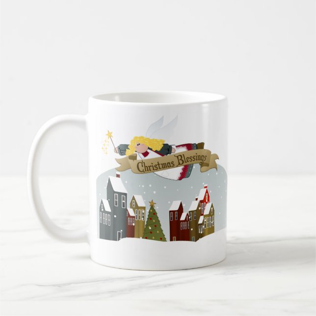 Weihnachts-Engel-Tasse / Go-Cups Kaffeetasse (Links)