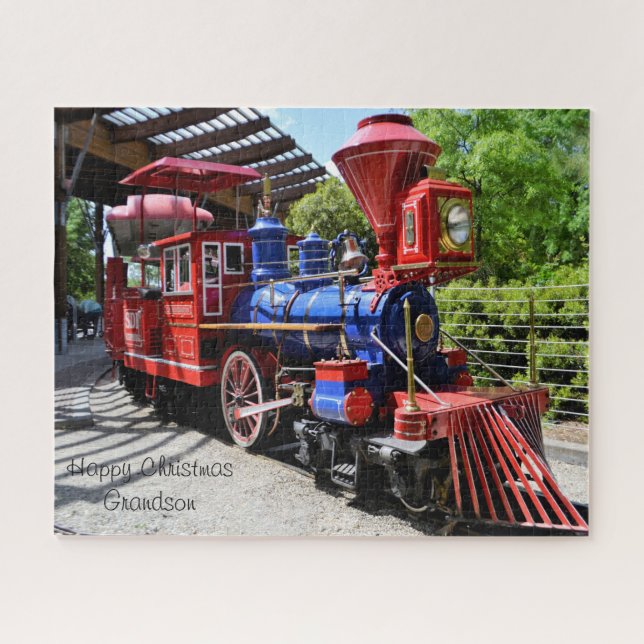 Weihnachts-Enkel. Puzzle (Horizontal)