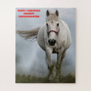 Weihnachts-Enkelin. Puzzle