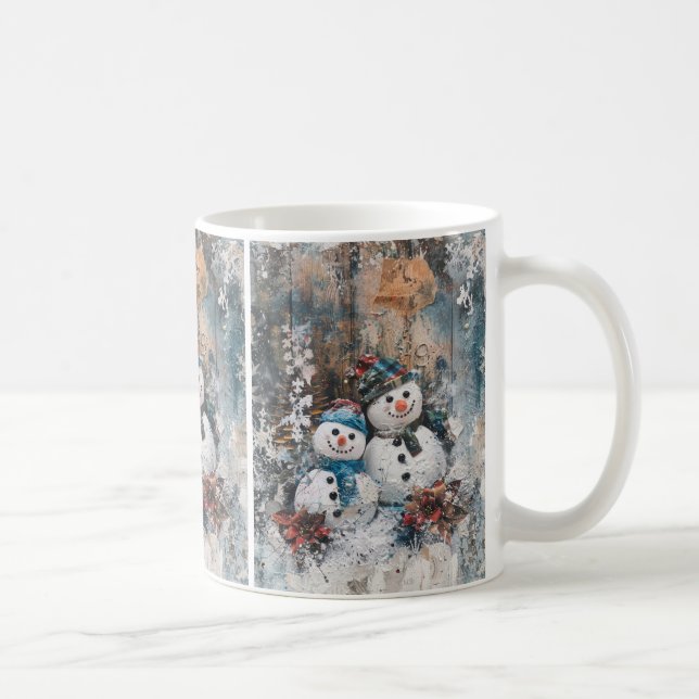Weihnachts-Ephemera-Tasse Kaffeetasse (Rechts)