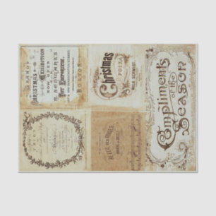 Weihnachts-Ephemerein-Tissue Seidenpapier