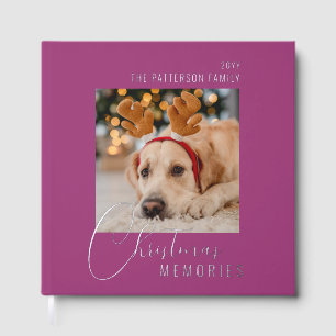 Weihnachts-Erinnerungen Haustiere Foto Personalisi Gästebuch
