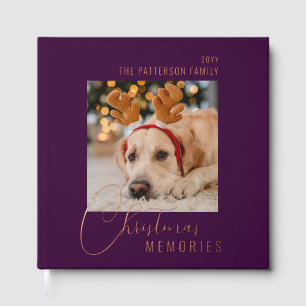 Weihnachts-Erinnerungen Haustiere Foto Personalisi Gästebuch