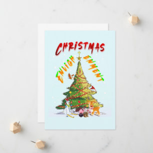 Weihnachts-Erleuchtung Ankündigung