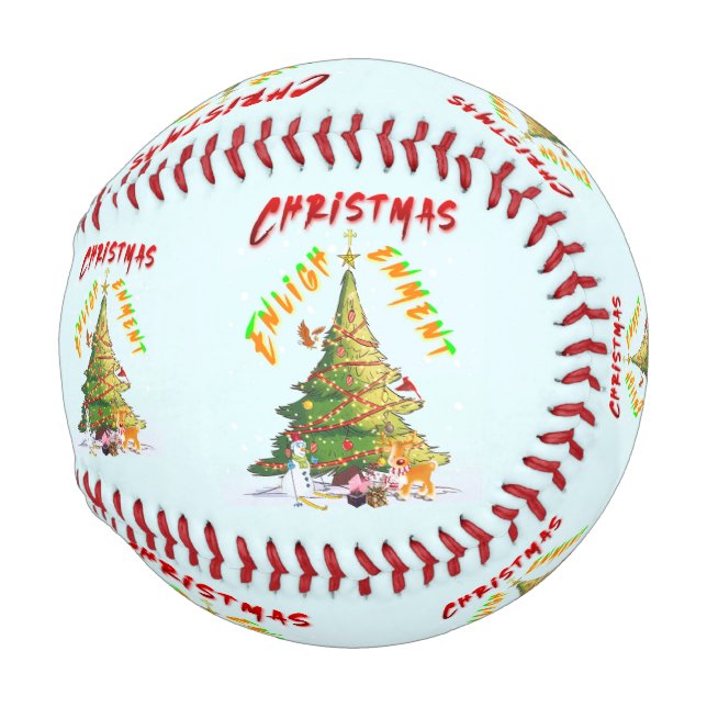 Weihnachts-Erleuchtung Baseball (Vorne Rechts)
