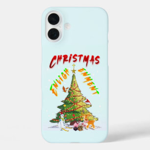 Weihnachts-Erleuchtung iPhone 16 Plus Hülle