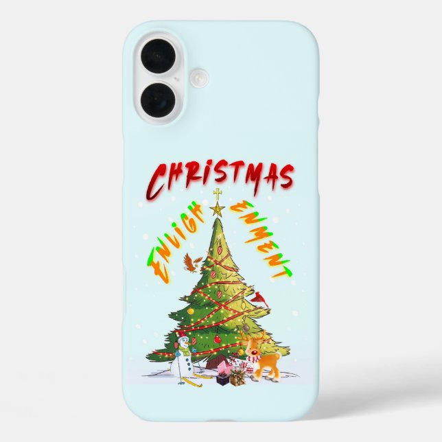Weihnachts-Erleuchtung Case-Mate iPhone Hülle (Rückseite)