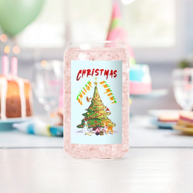 Weihnachts-Erleuchtung Dosenglas (Insitu (Geburtstag))