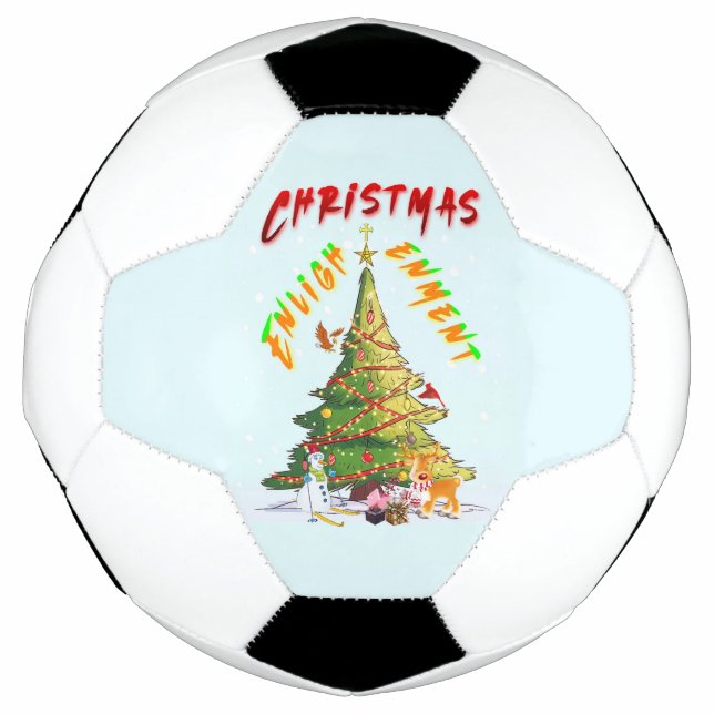 Weihnachts-Erleuchtung Fußball (Vorderseite)