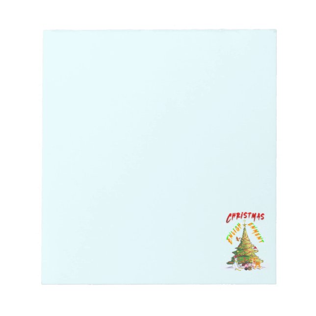 Weihnachts-Erleuchtung Notizblock (Vorderseite)
