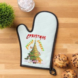 Weihnachts-Erleuchtung Ofenhandschuh