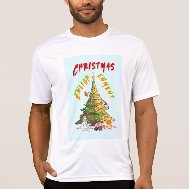 Weihnachts-Erleuchtung T-Shirt (Vorderseite)