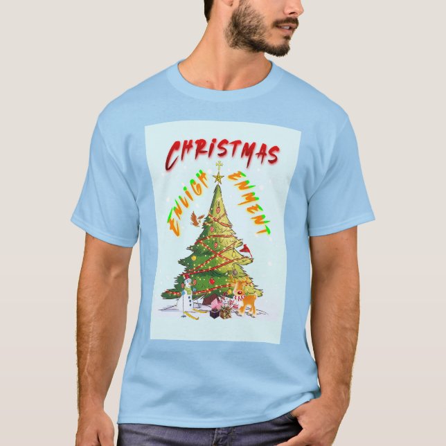 Weihnachts-Erleuchtung T-Shirt (Vorderseite)