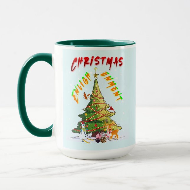 Weihnachts-Erleuchtung Tasse (Links)